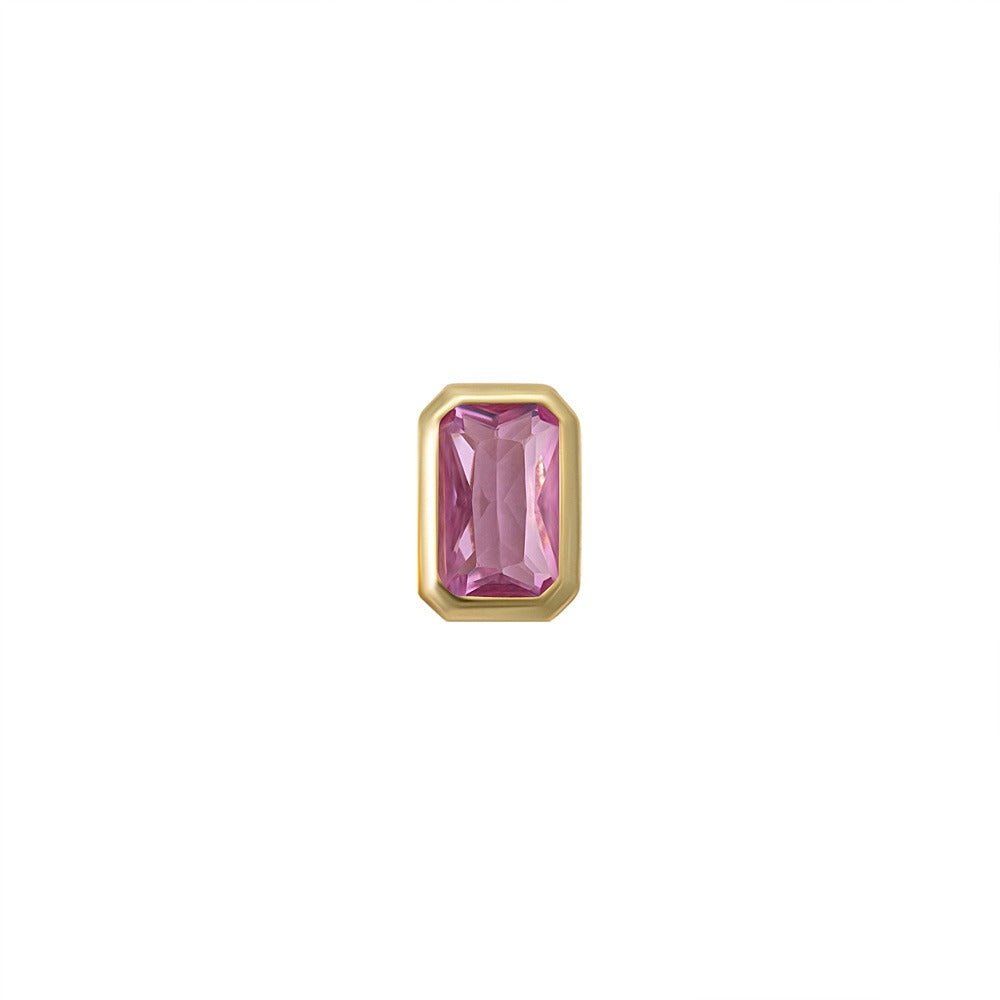 SKINNY SILVER FANCY PINK EMERALD (YELLOW)