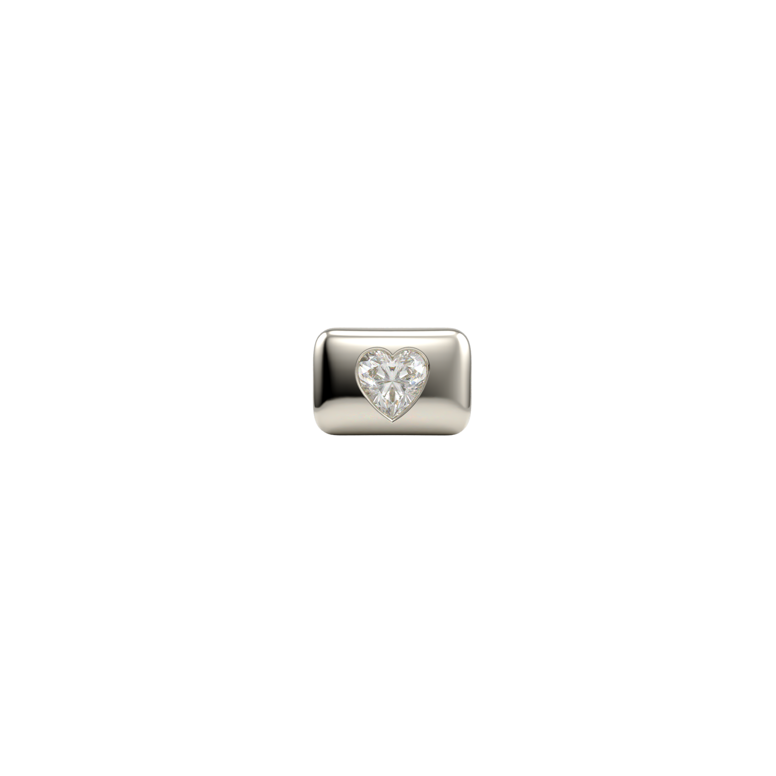 HEART SKINNY PILLOW CHARM(WHITE)-PRE ORDER