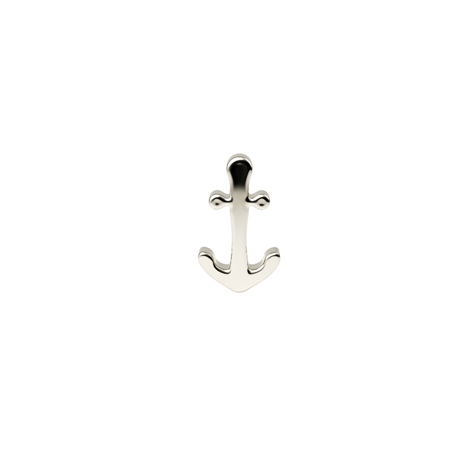 SKINNY ANCHOR CHARM (WHITE)