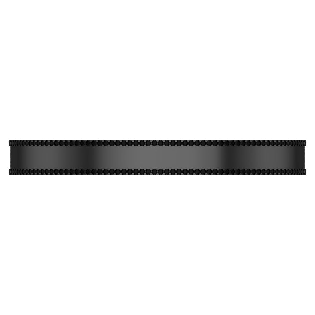 LARGE PAVE SKINNY BLACK BANGLE