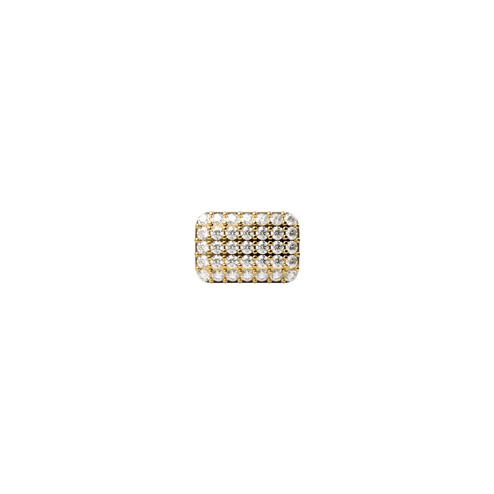 PAVE SKINNY PILLOW CHARM(YELLOW)-PRE ORDER
