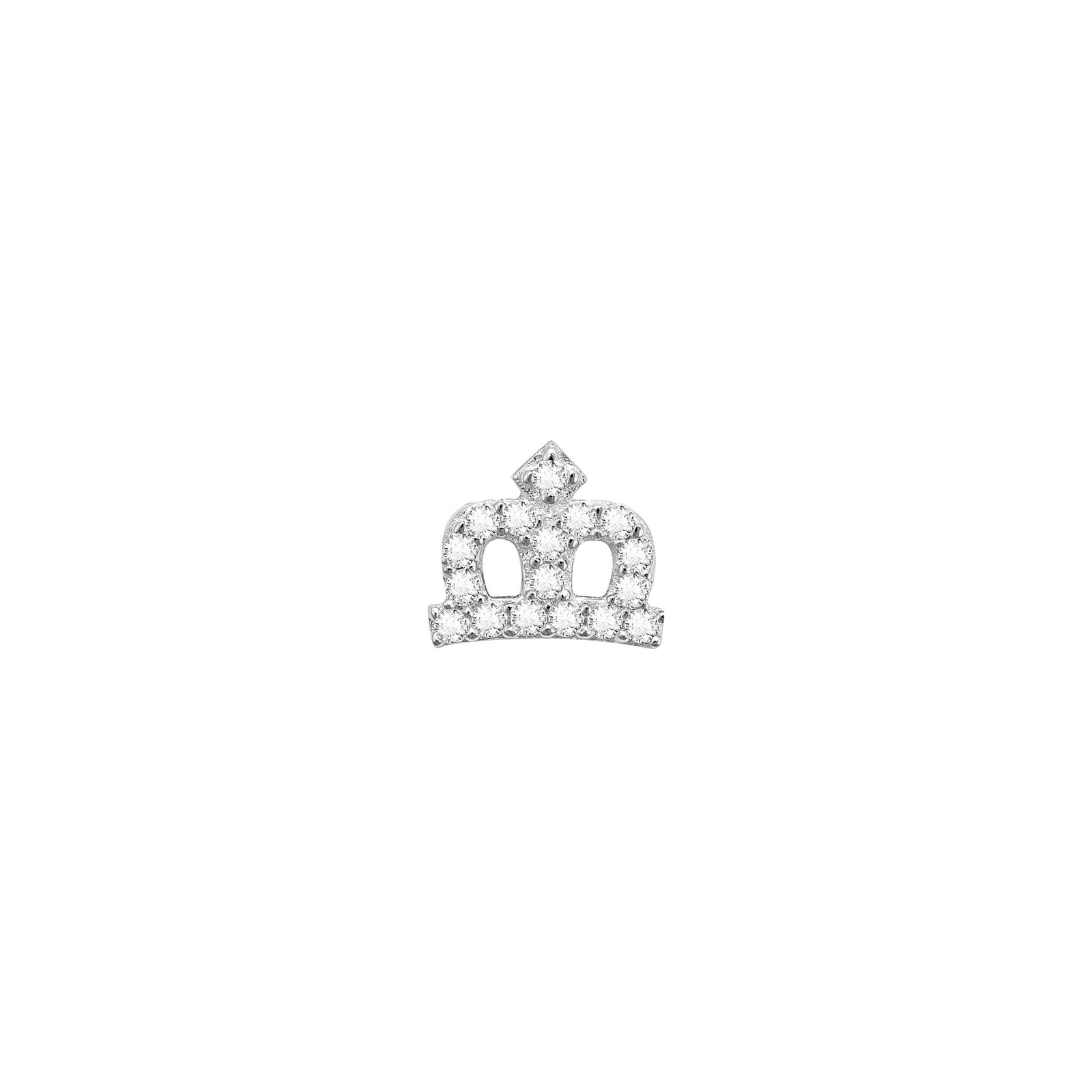 SKINNY CROWN CHARM (WHITE)