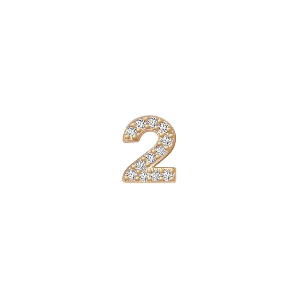 SKINNY SILVER 2 CHARM (YELLOW)