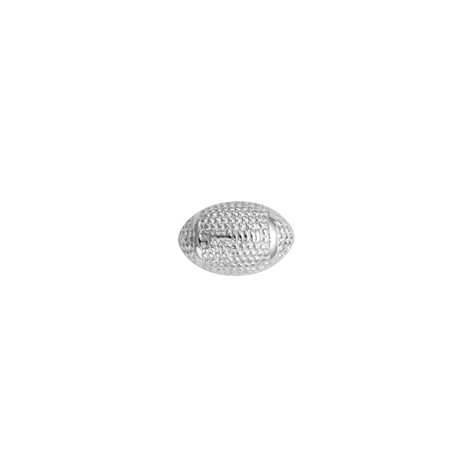 SKINNY FOOTBALL CHARM (WHITE)