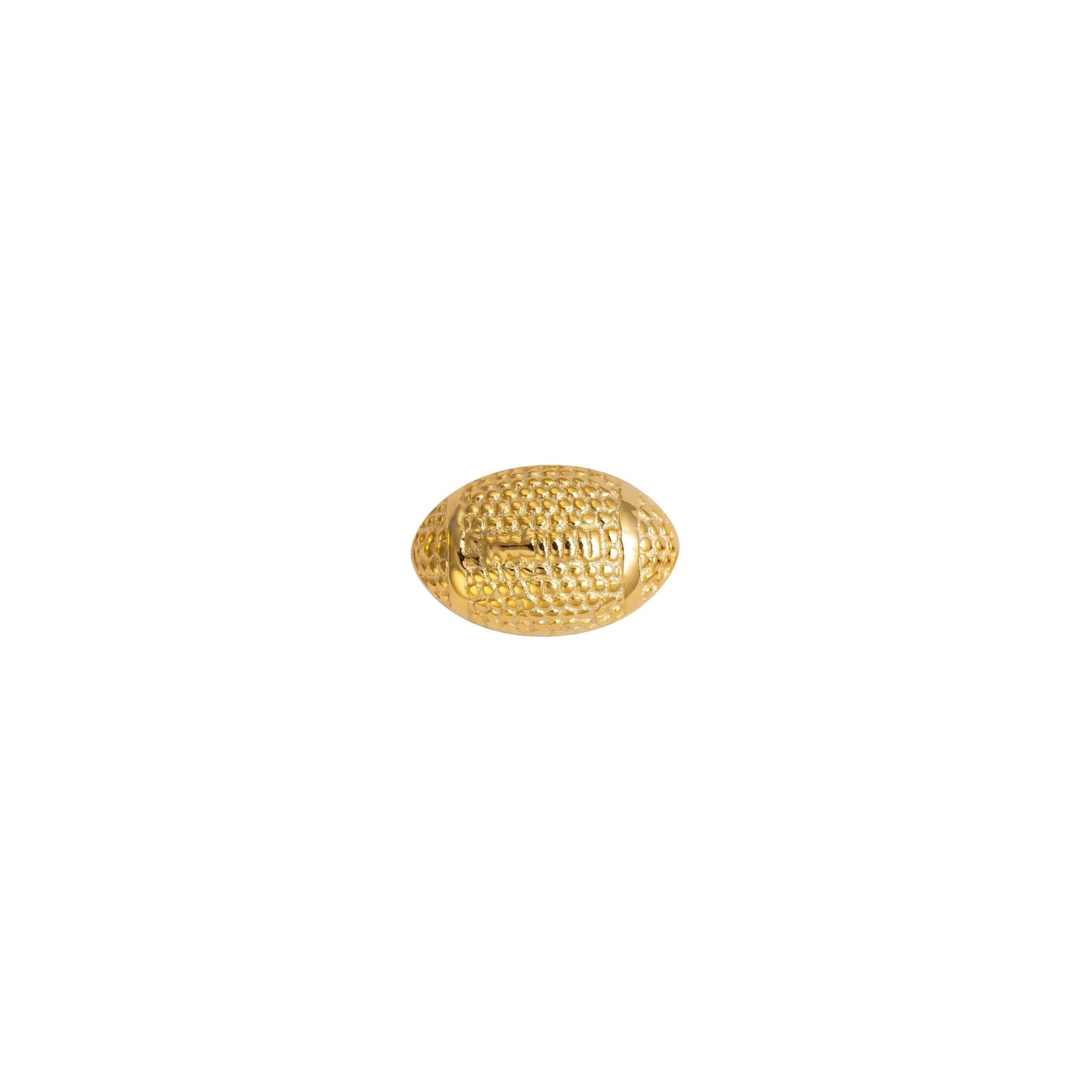 SKINNY FOOTBALL CHARM (YELLOW)