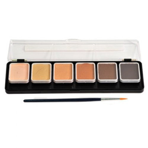 Wolfe 6 Color Skinz Face Paint Palette