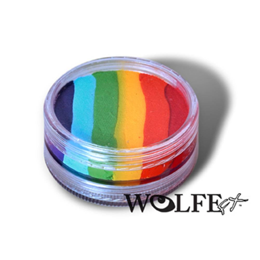 Wolfe Face Paint Rainbow Split Cake (45 gm)