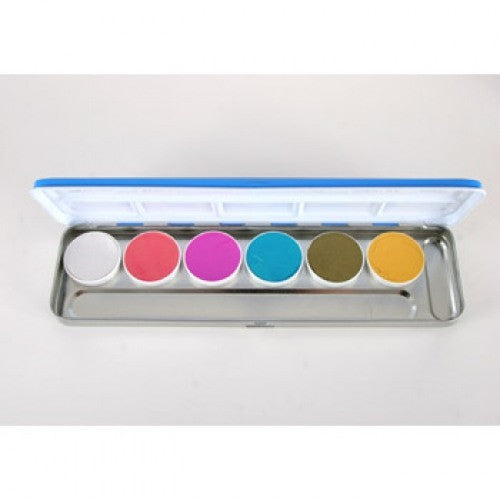 Kryolan 6 Color Interferenz Face Paint Palette
