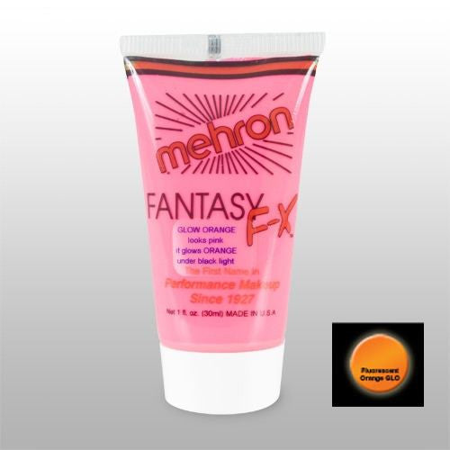 Mehron Fantasy FX Fluorescent Orange Makeup GLO (1 oz)