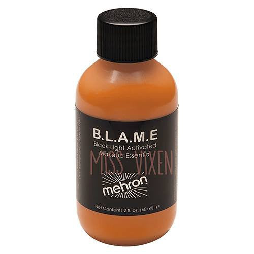 Mehron Tangerine BLAME Black Light Makeup (2 oz)