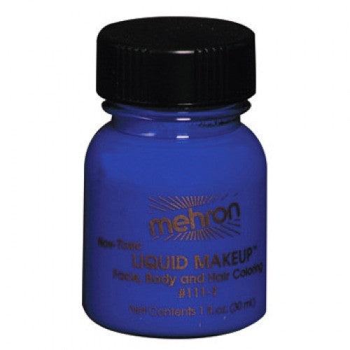 Mehron Blue Liquid Makeup BL (1 oz)