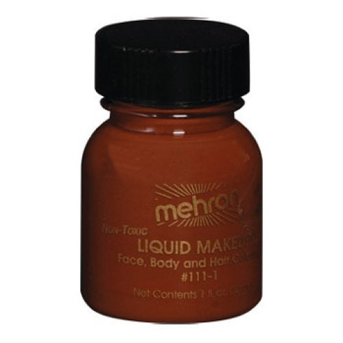 Mehron Sable Brown Liquid Makeup BR