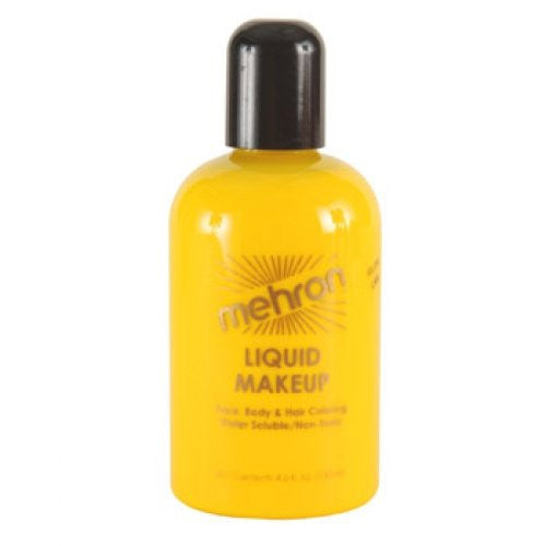 Mehron Day Glow Lime Green Liquid Makeup GLL (4.5 oz)