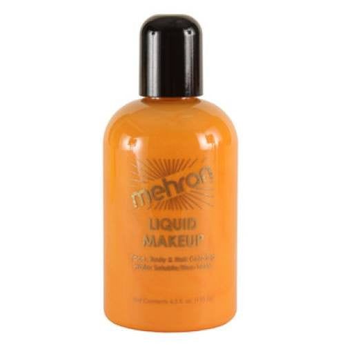 Mehron Orange Liquid Makeup  (4.5 oz)