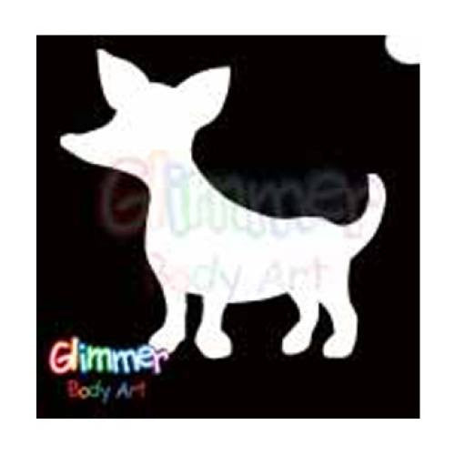 Glimmer Body Art Chihuahua Dog Stencils (5/pack)