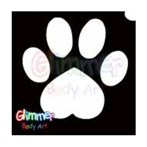 Glimmer Body Art Heart Paw Stencils (5/pack)
