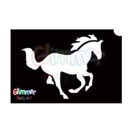 Glimmer Body Art Horse Stencils (5/pack)