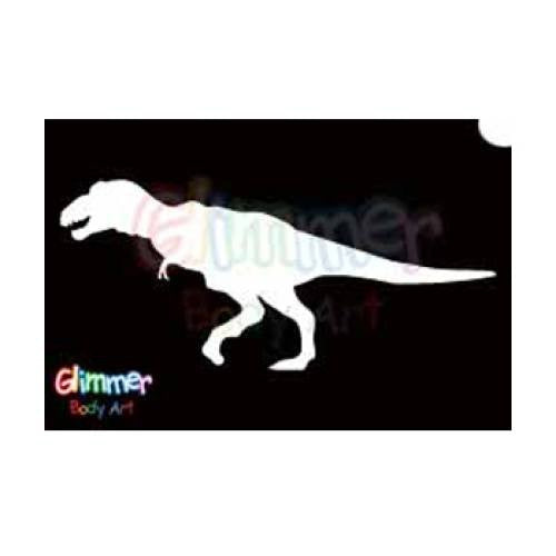 Glimmer Body Art Dinosaur T-Rex Stencils (5/pack)