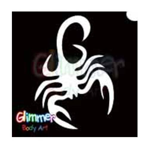 Glimmer Body Art Scorpion - 3 Stencils (5/pack)
