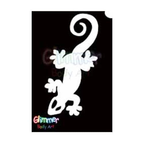Glimmer Body Art Lizard Stencils (5/pack)