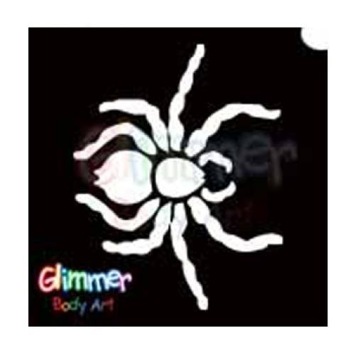 Glimmer Body Art Halloween Spider Stencils (5/pack)
