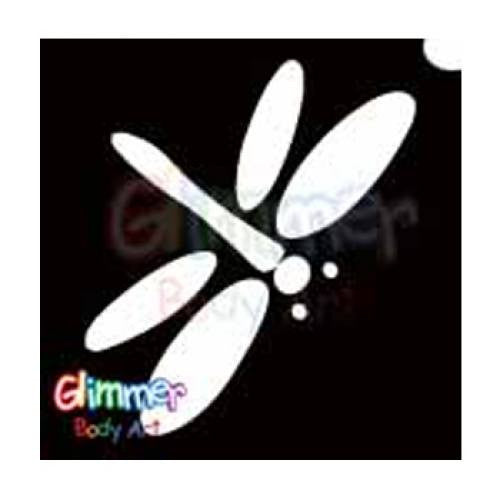 Glimmer Body Art Dragonfly Stencils (5/pack)