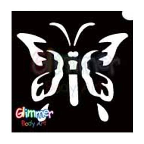 Glimmer Body Art Butterfly - 1 Stencils (5/pack)