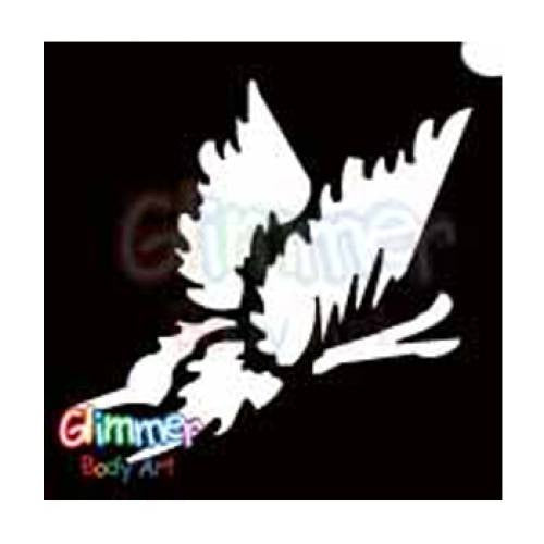 Glimmer Body Art Butterfly Art Stencils (5/pack)