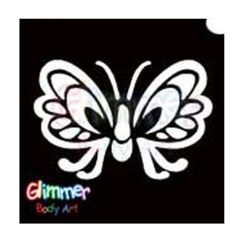 Glimmer Body Art Butterfly Wings Stencils (5/pack)