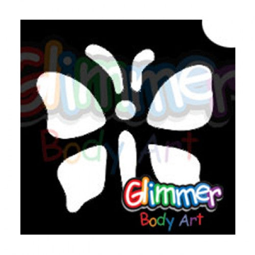 Glimmer Body Art Butterfly - 10 Glitter tattoo Stencils (5/pack)