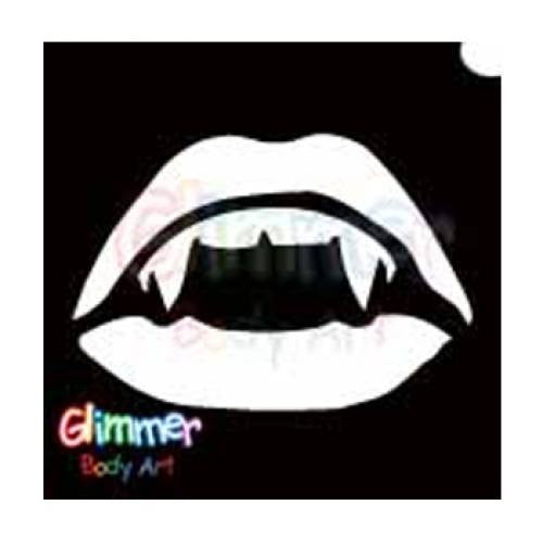 Glimmer Body Art Vampire Kiss Stencils (5/pack)