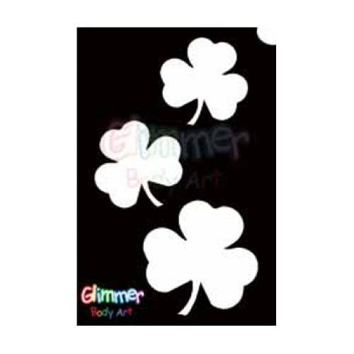 Glimmer Body Art Cascading Shamrock Stencils (5/pack)