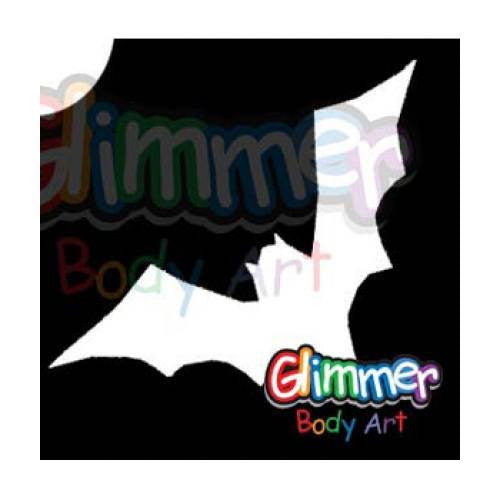 Glimmer Body Art Halloween Bat - 1 Stencils (5/pack)