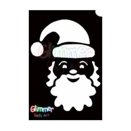Glimmer Body Art Santa Stencils (5/pack)