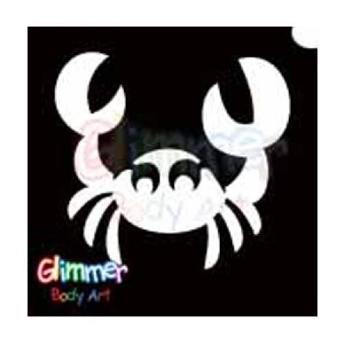 Glimmer Body Art Happy Crab Stencils (5/pack)