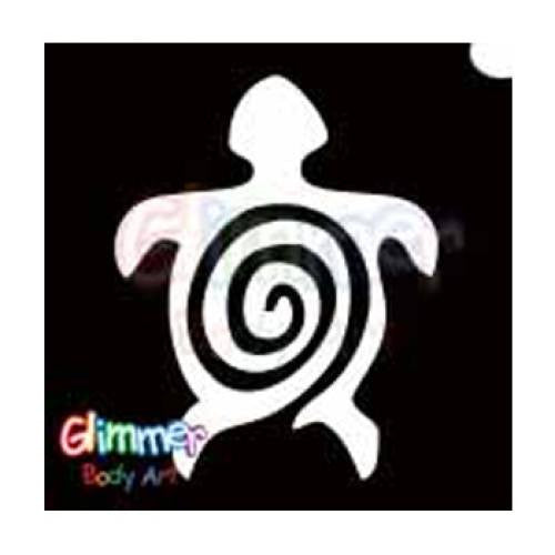 Glimmer Body Art Turtle Swirl Stencils (5/pack)