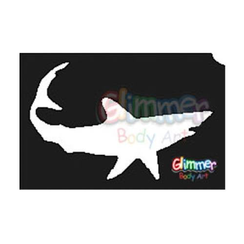 Glimmer Body Art Shark Stencils (5/pack)