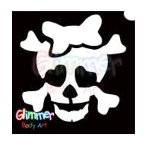 Glimmer Body Art Cutie Skull Stencils (5/pack)