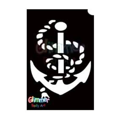Glimmer Body Art Anchor Stencils (5/pack)