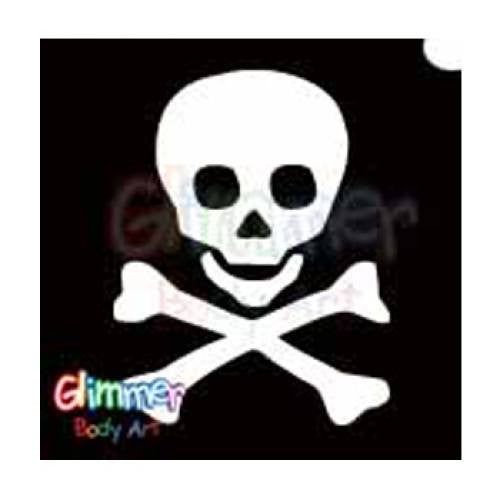 Glimmer Body Art Skull Stencils (5/pack)