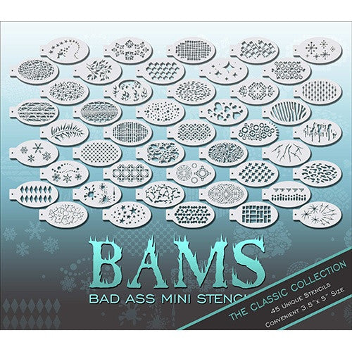 Bad Ass Mini Stencils - BAM1000 Full Set