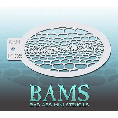 Bad Ass Mini Stencils - BAM1005 - Snakeskin