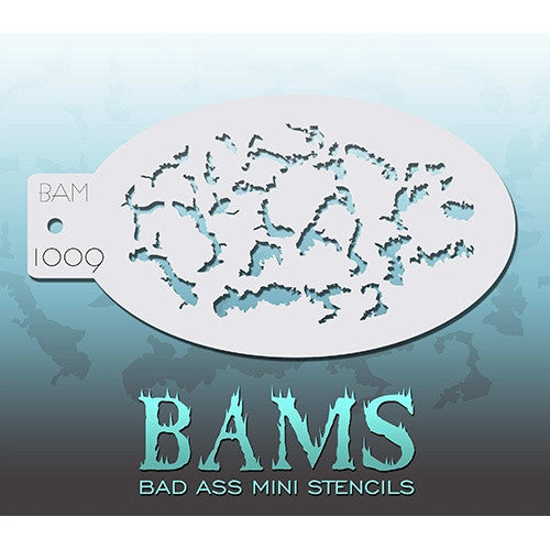Bad Ass Mini Stencils - BAM1009 - Static