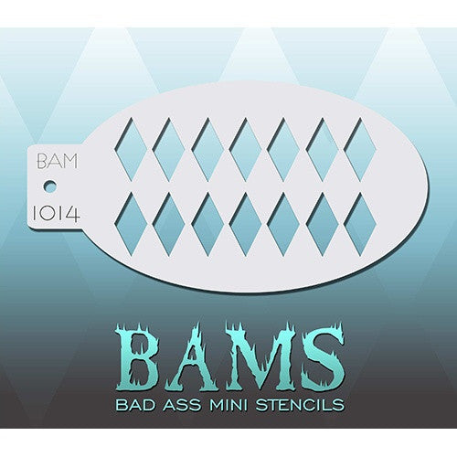 Bad Ass Mini Stencils - BAM1014 - Diamonds