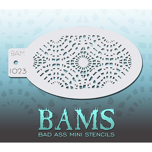 Bad Ass Mini Stencils - BAM1023 - Lace