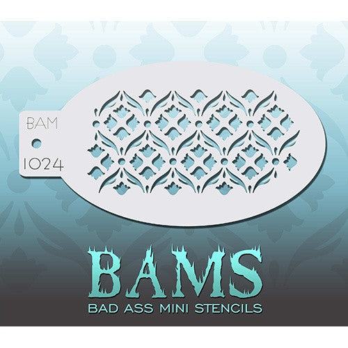 Bad Ass Mini Stencils - BAM1024 - Tulips