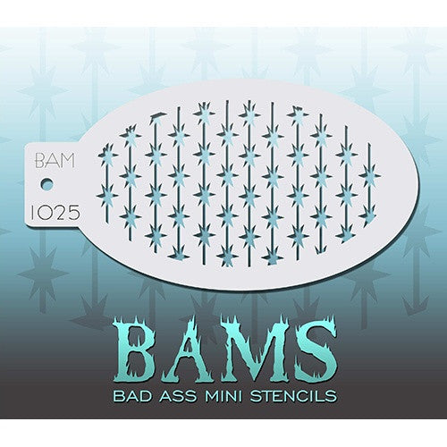 Bad Ass Mini Stencils - BAM1025 - Barbed Wire
