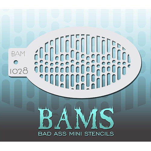Bad Ass Mini Stencils - BAM1028 - Data Stream