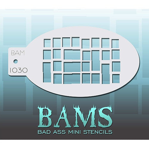 Bad Ass Mini Stencils - BAM1030 - Bricks