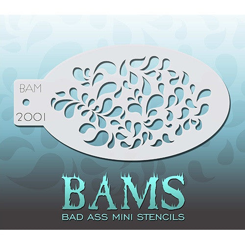 Bad Ass Mini Stencils - BAM2001 - Splash